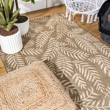 Nevis Palm Frond Indoor/outdoor Area Rug
